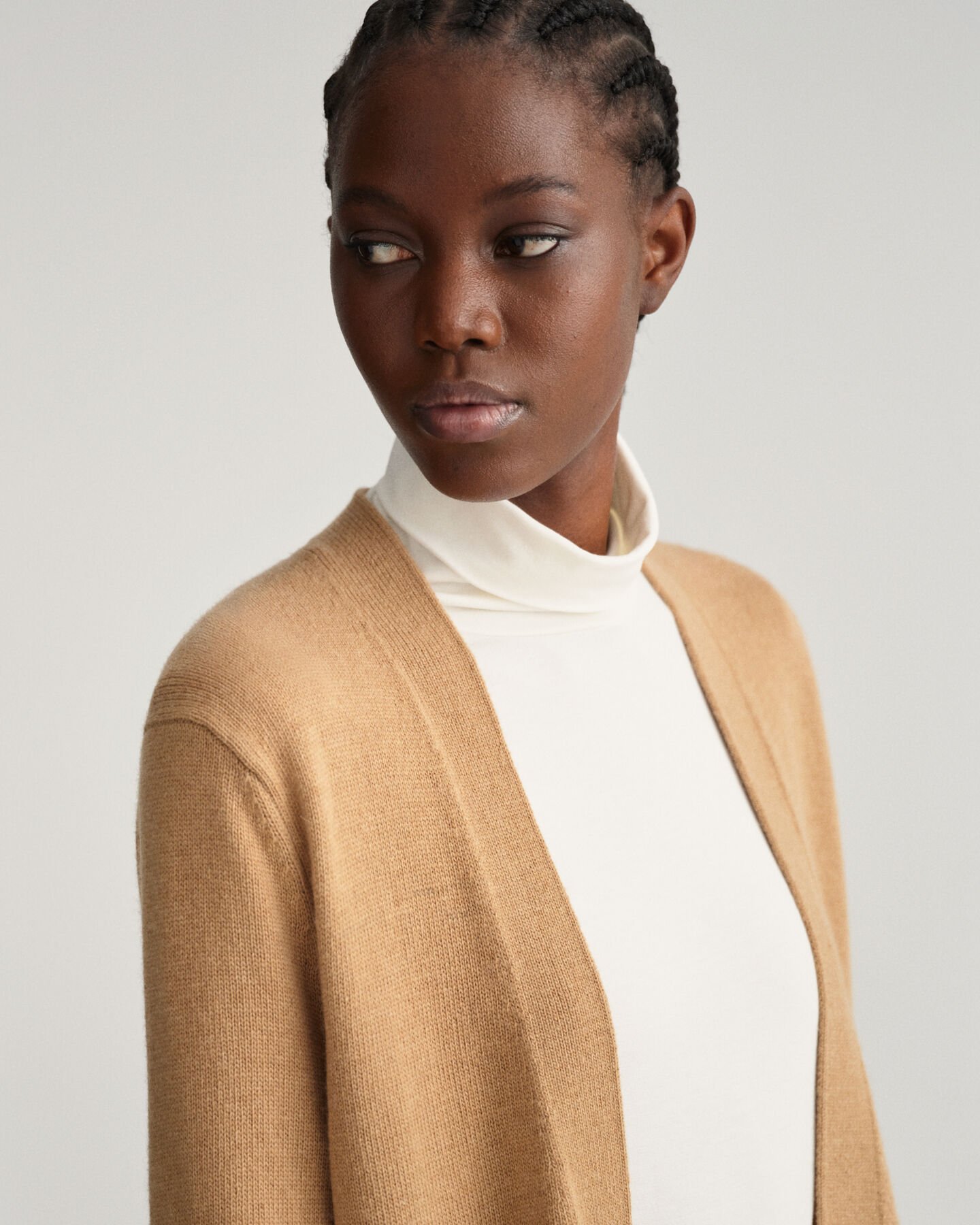 Cardigan long en laine