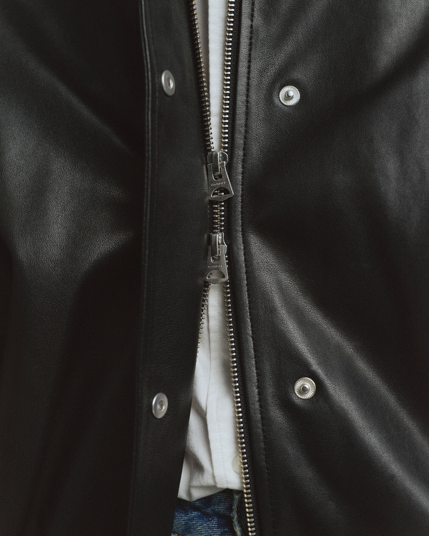 Veste Harrington en cuir