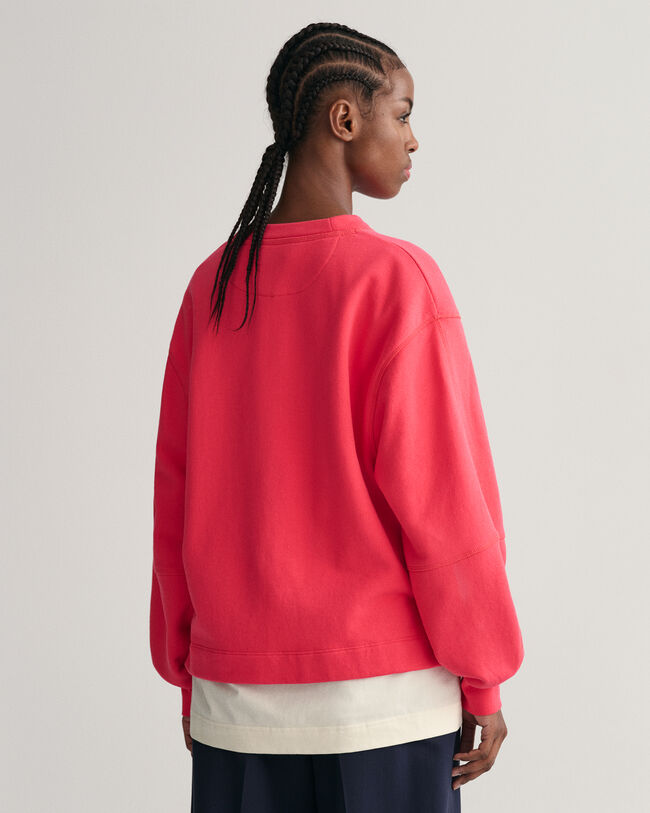 Sweat-shirt &agrave; manches volumineuses Logo