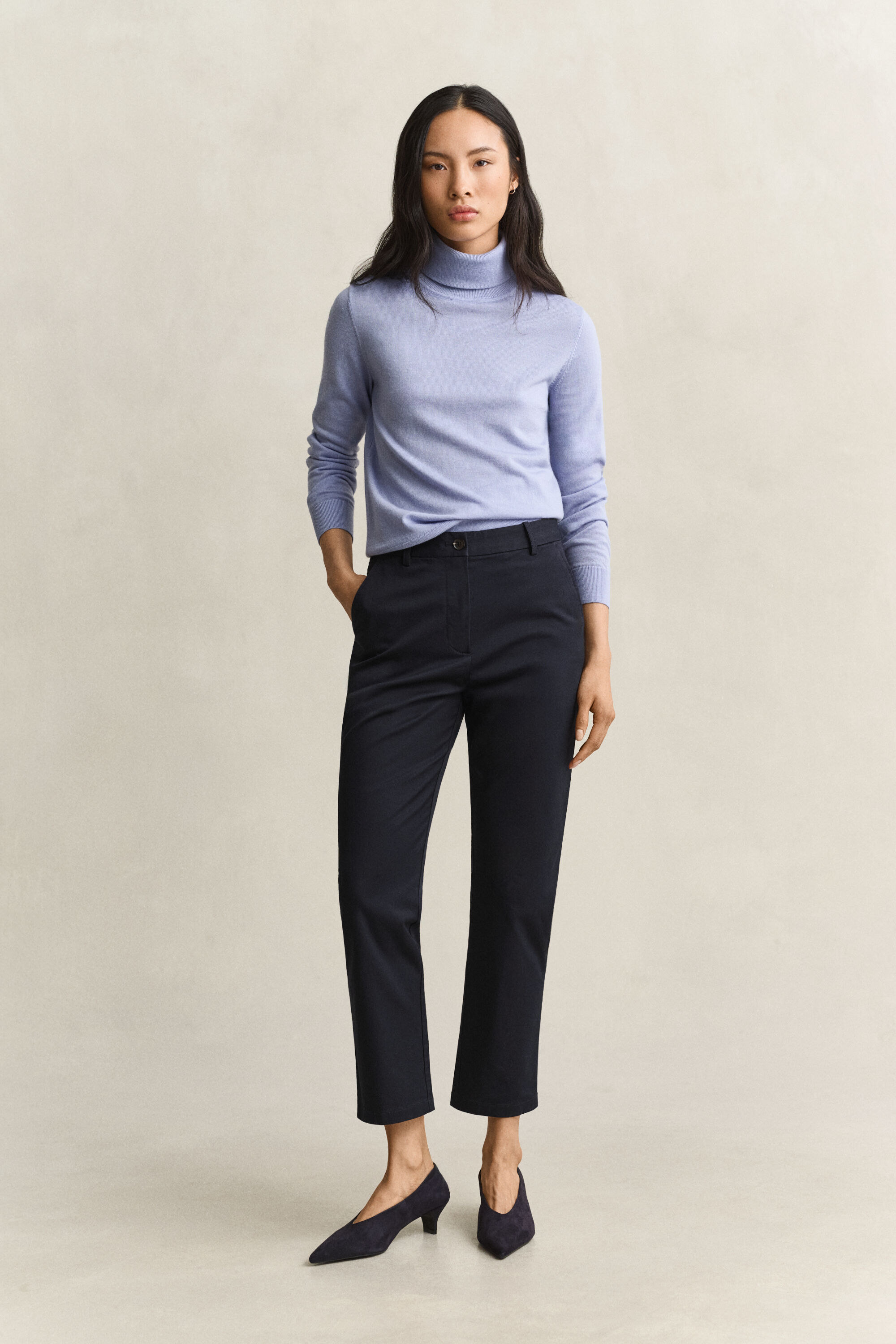 Pantalon chino slim classique