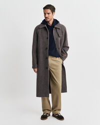 Sweat à capuche en cachemire mélangé