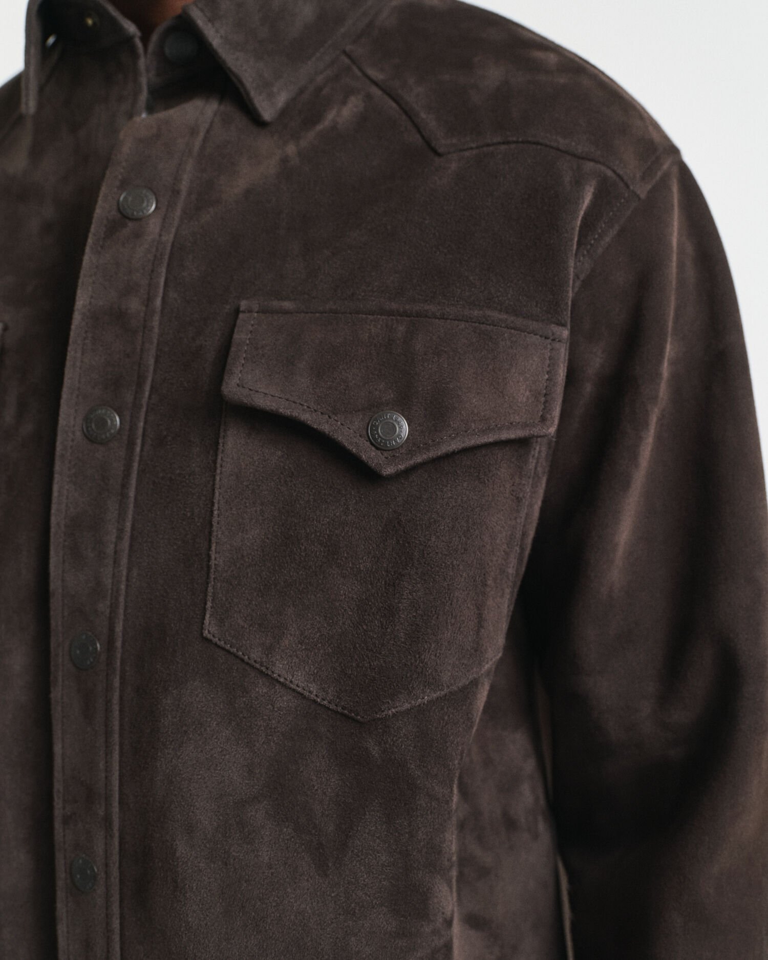 Chemise coupe décontractée en daim Rodeo