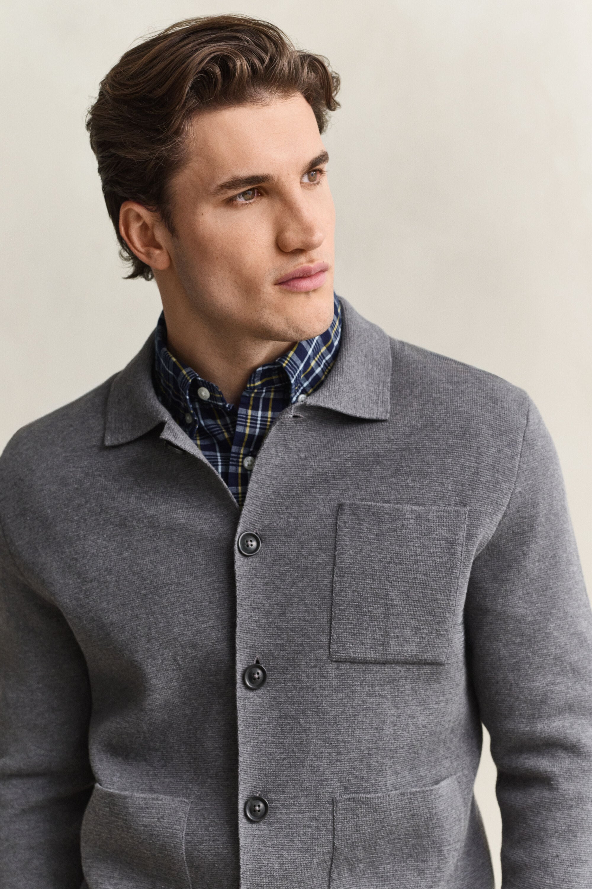 Cardigan en maille milano