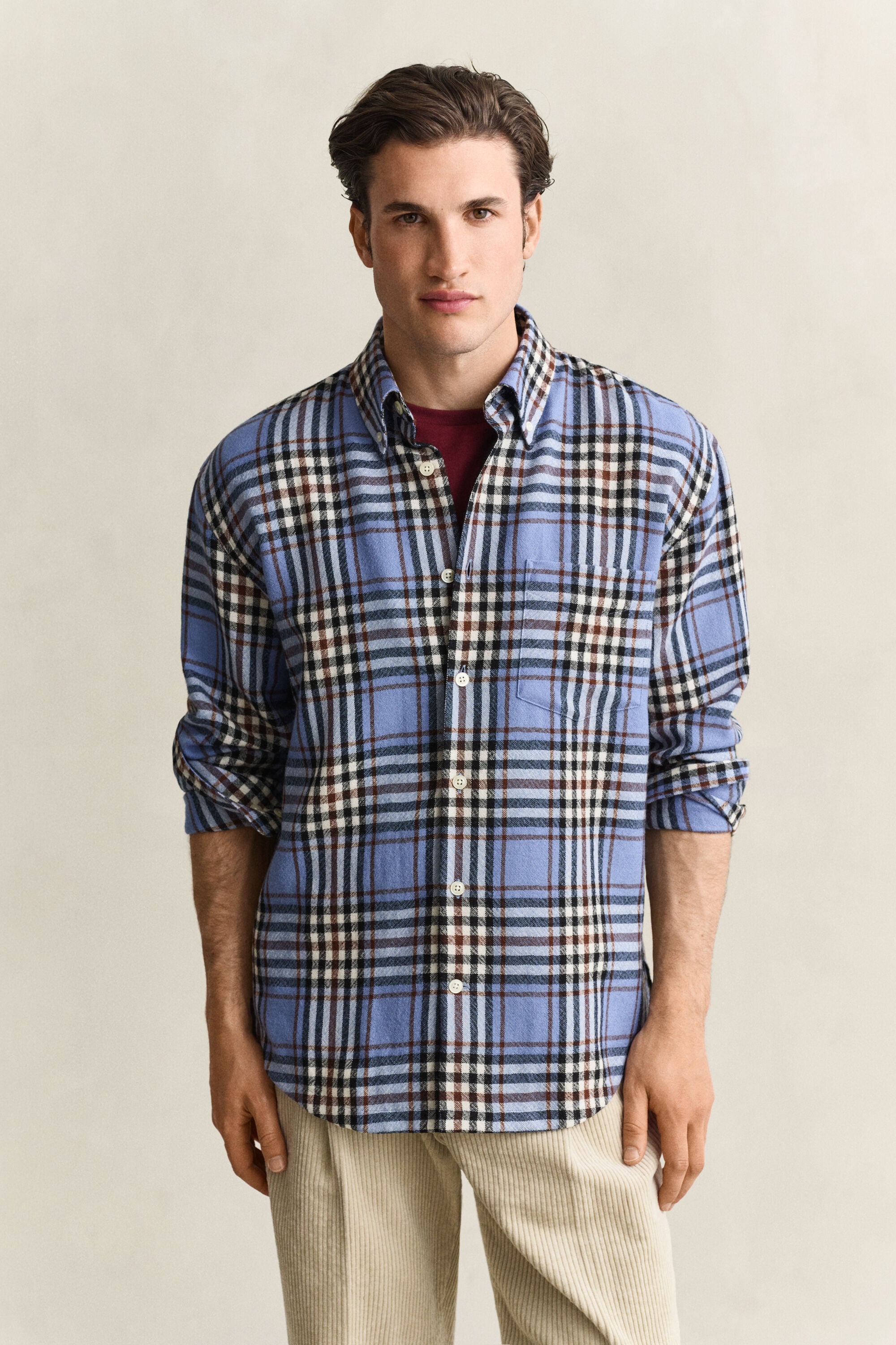 Chemise en laine haut de gamme