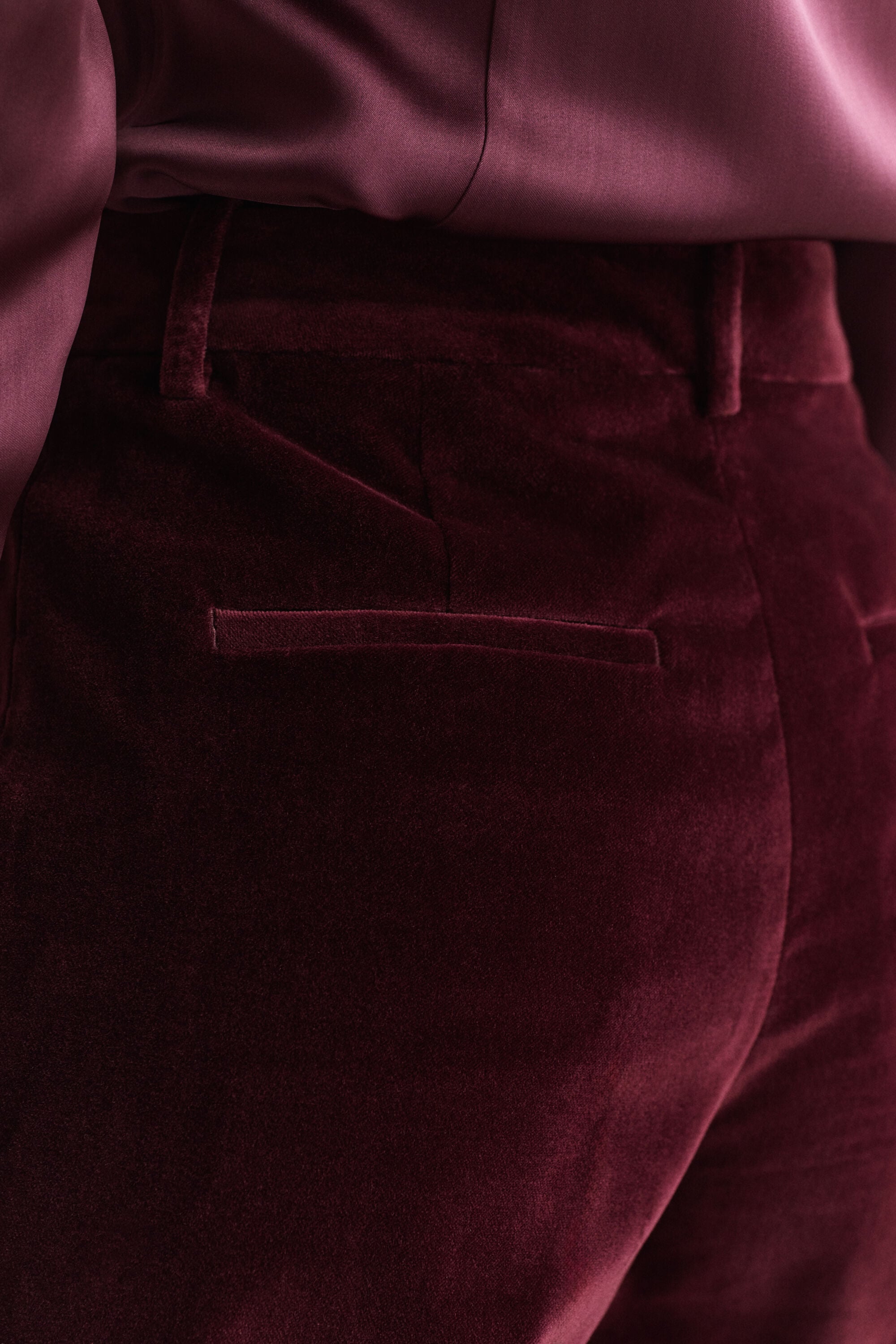 Pantalon habillé en velours