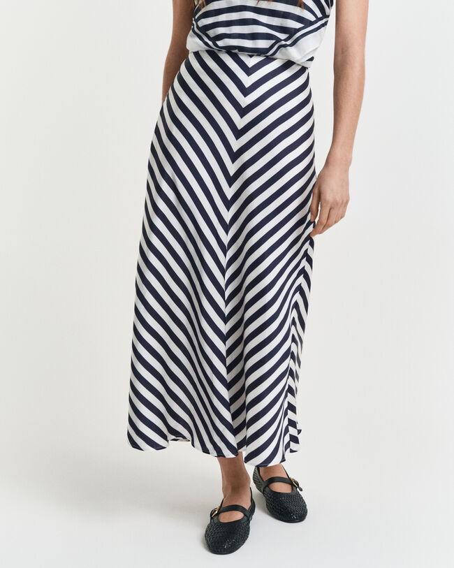Jupe rayée à chevrons
