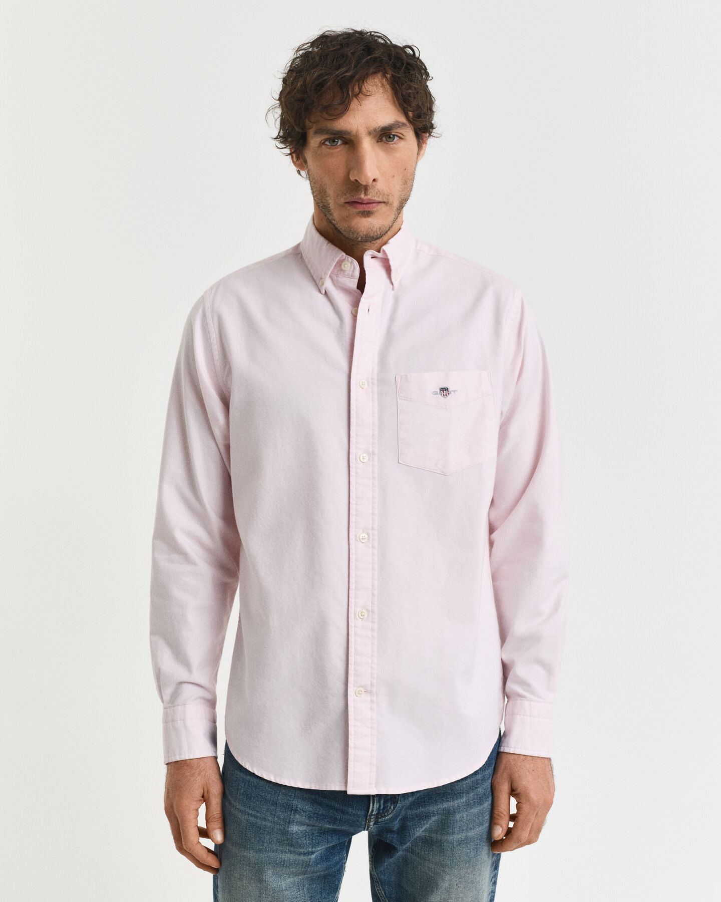 Chemise coupe regular en coton Oxford classique