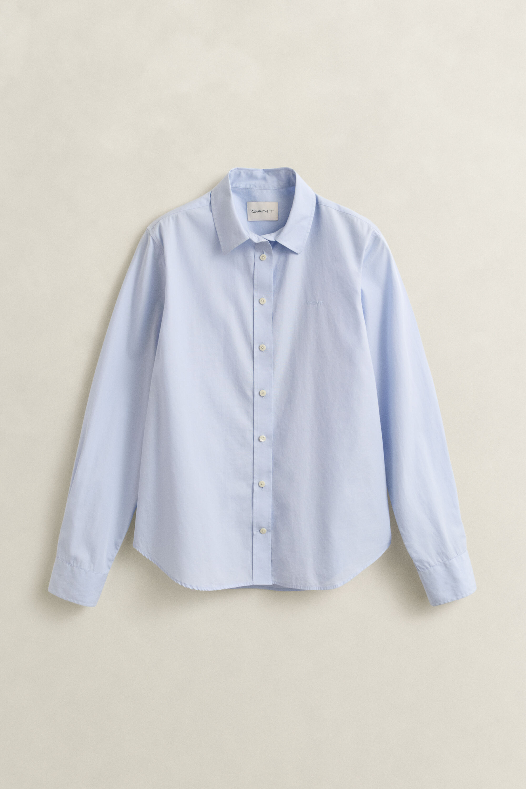 Chemise coupe regular en popeline classique