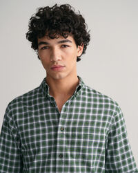 Chemise regular fit en flanelle &agrave; motif &eacute;cossais