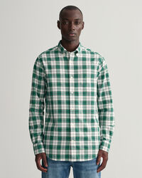 Chemise regular fit en coton Oxford &agrave; carreaux