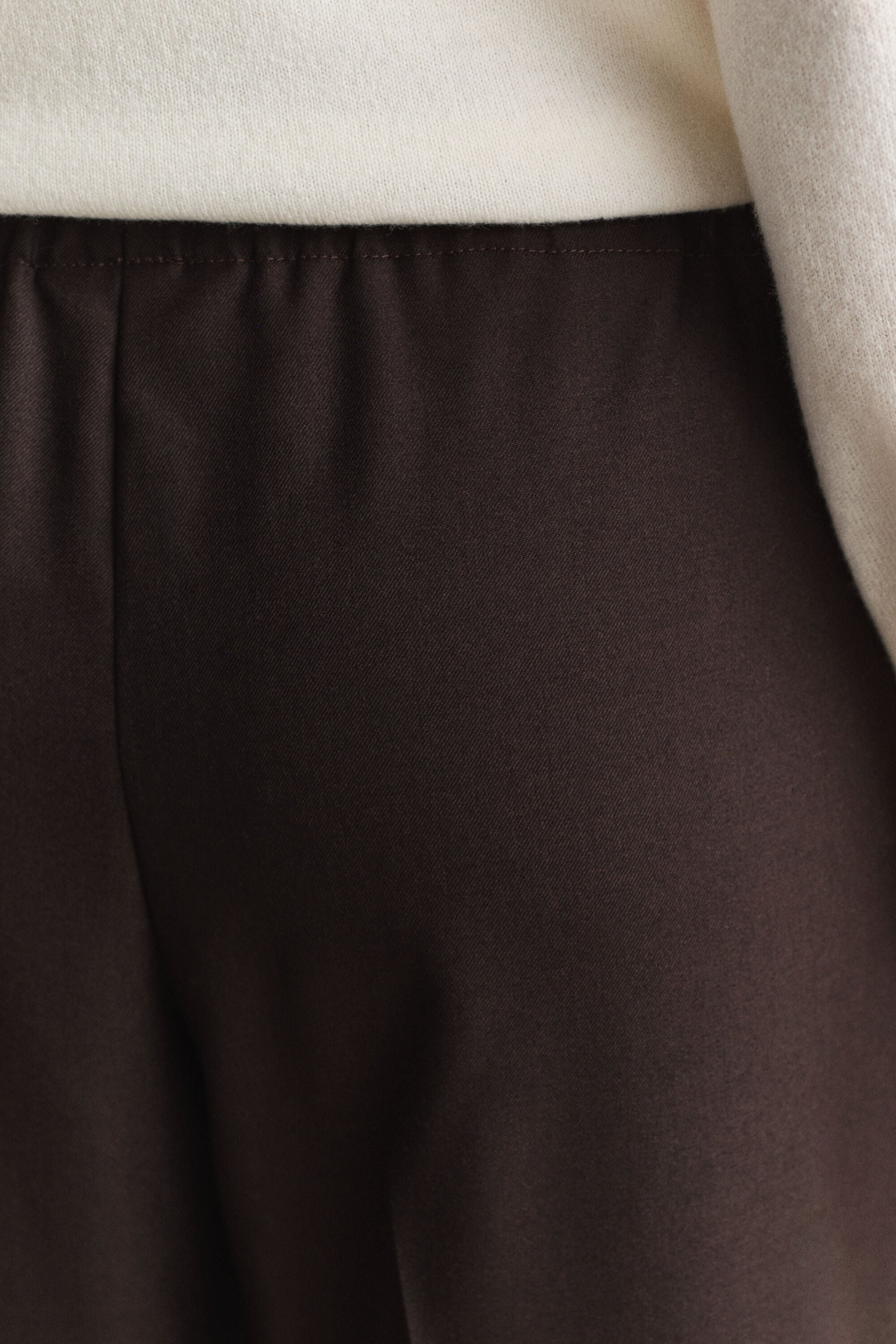 Pantalon en laine mélangée