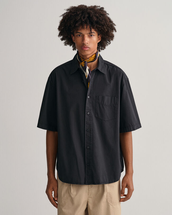 Chemise &agrave; manches courtes oversize Sunfaded