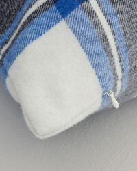 Housse de coussin à motif écossais