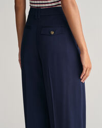 Pantalon chino loose fit taille basse à jambes larges