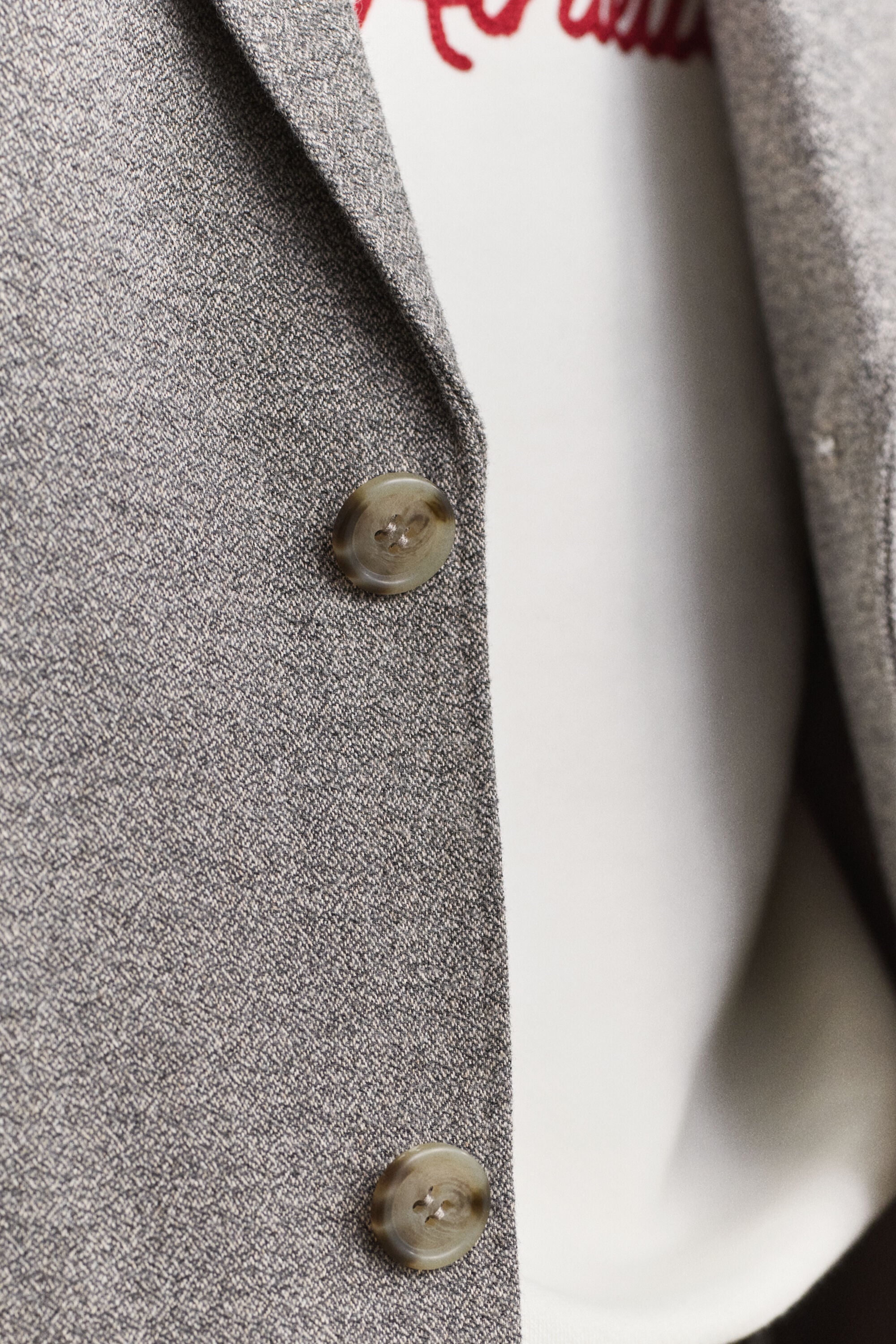 Veste blazer en flanelle