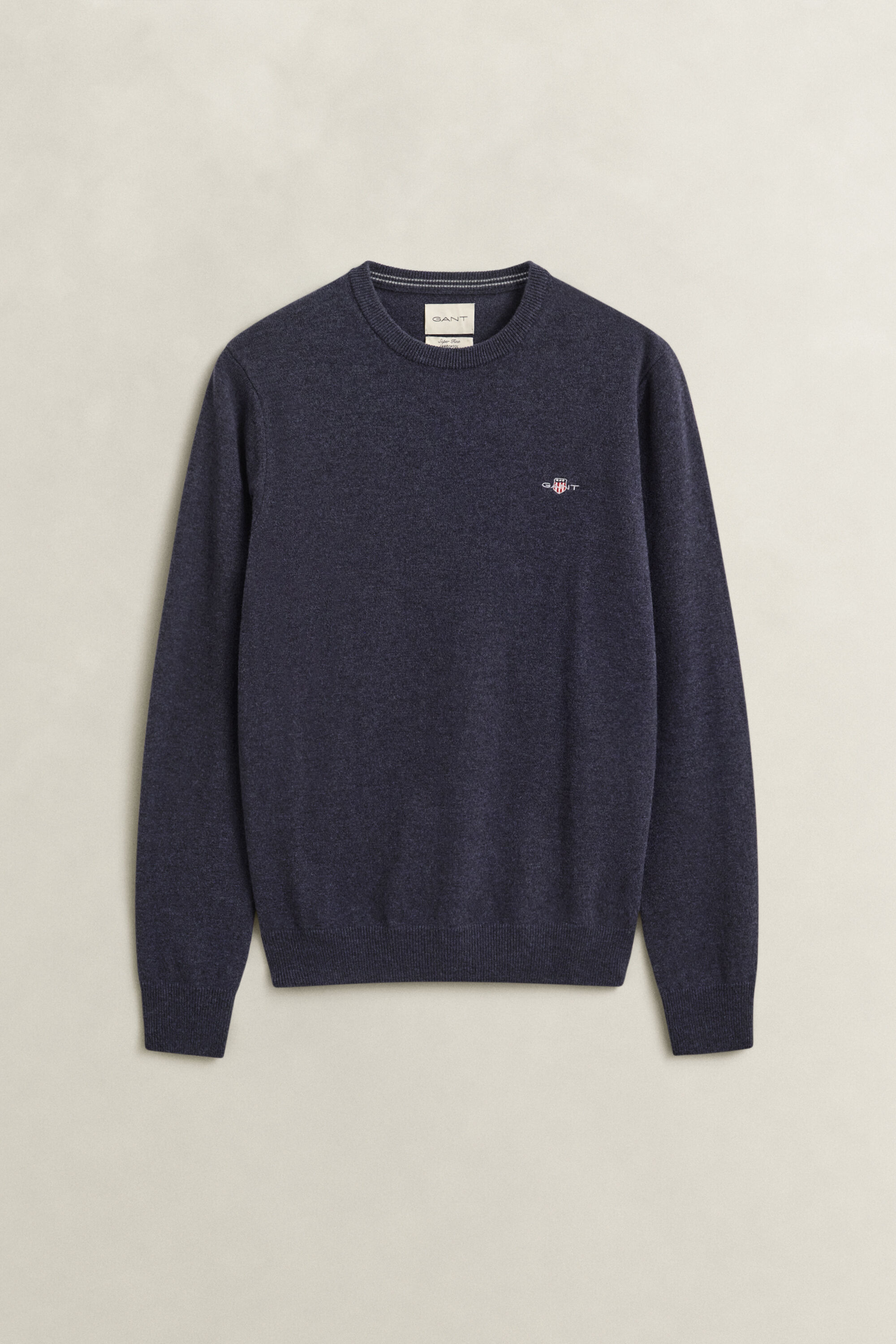 Pull col rond en laine d’agneau