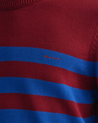 Pull ras du cou à rayures marinières