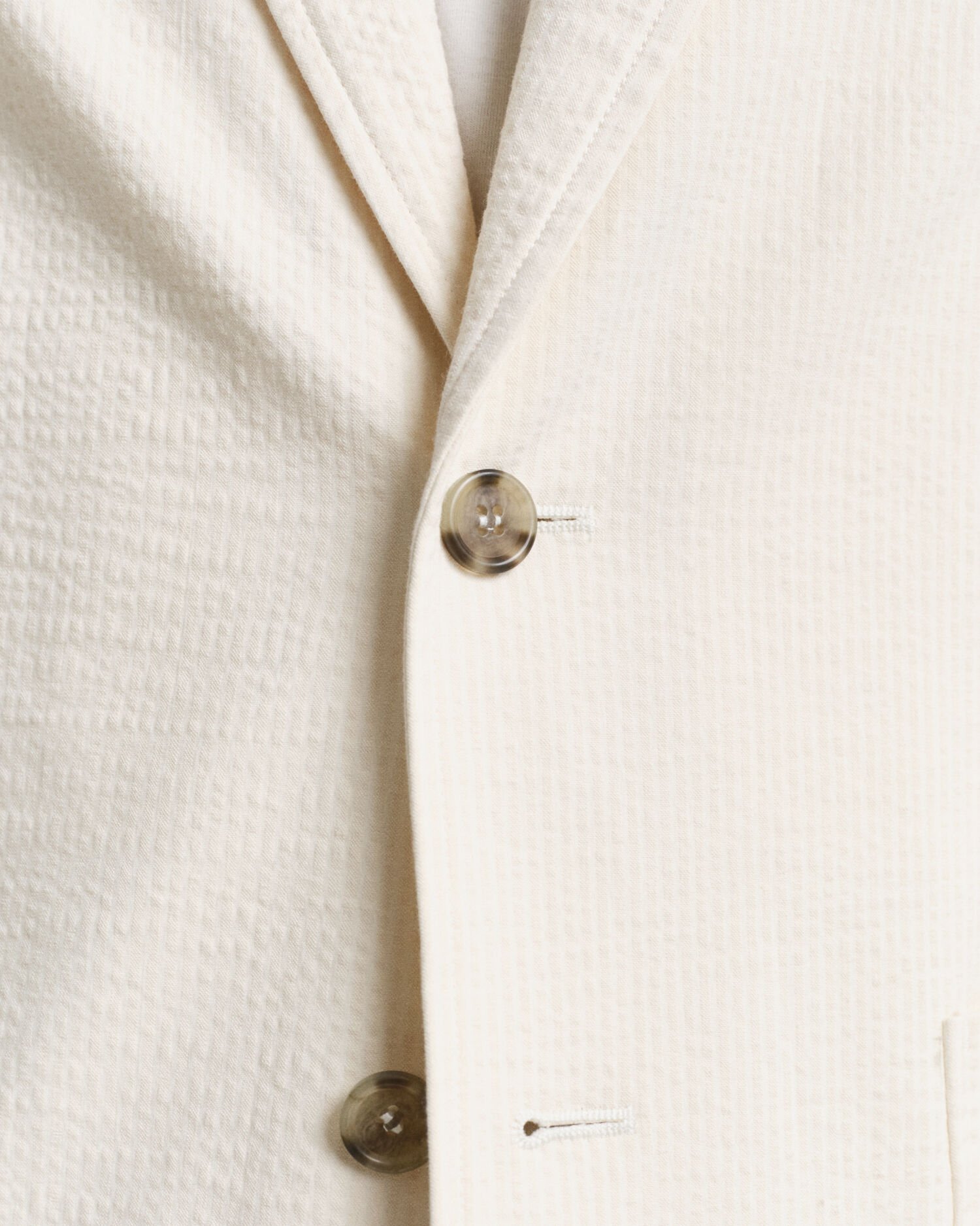 Veste de costume coupe slim en seersucker