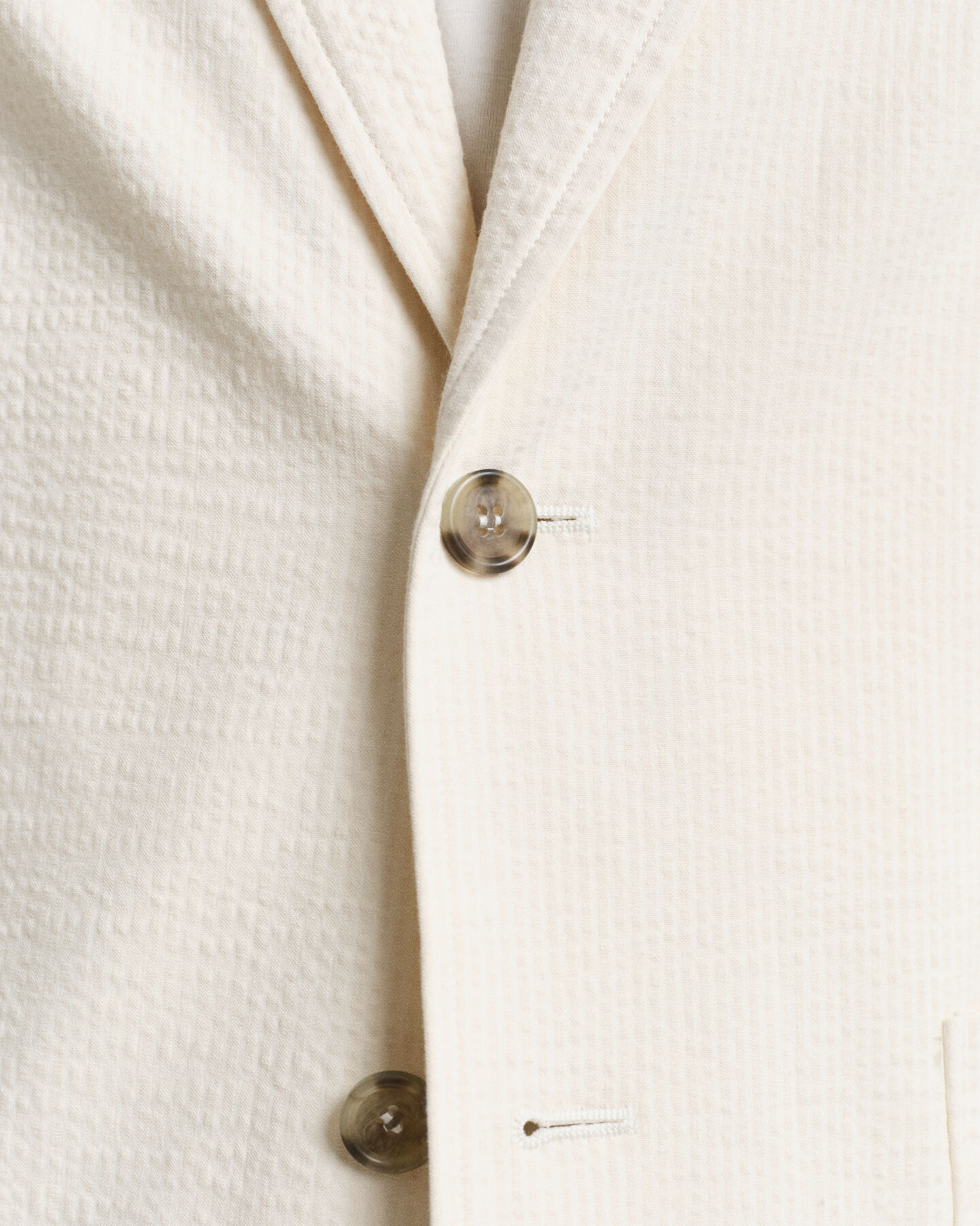 Veste de costume coupe slim en seersucker