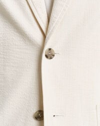 Veste de costume coupe slim en seersucker