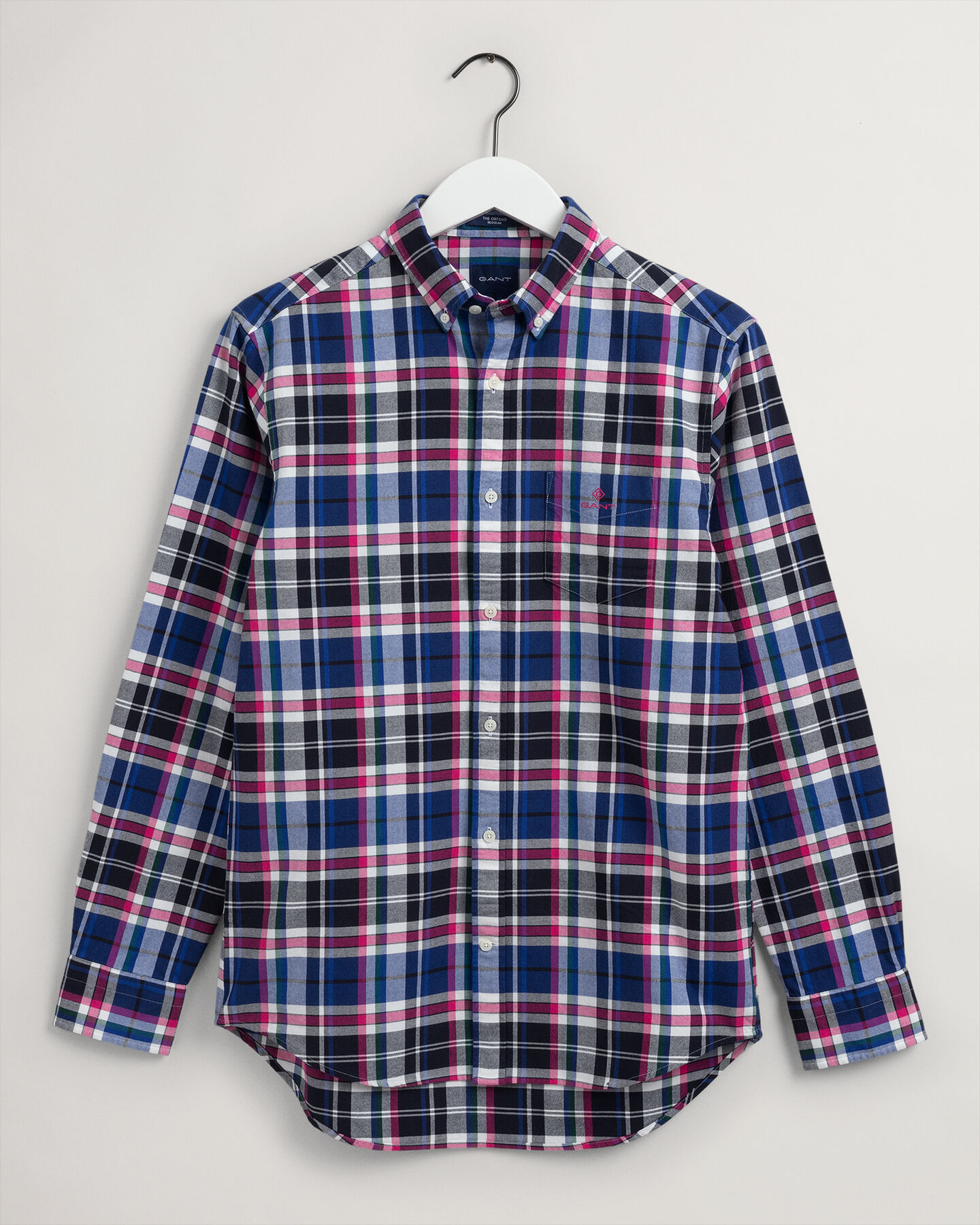 Chemise regular fit en coton Oxford &agrave; carreaux