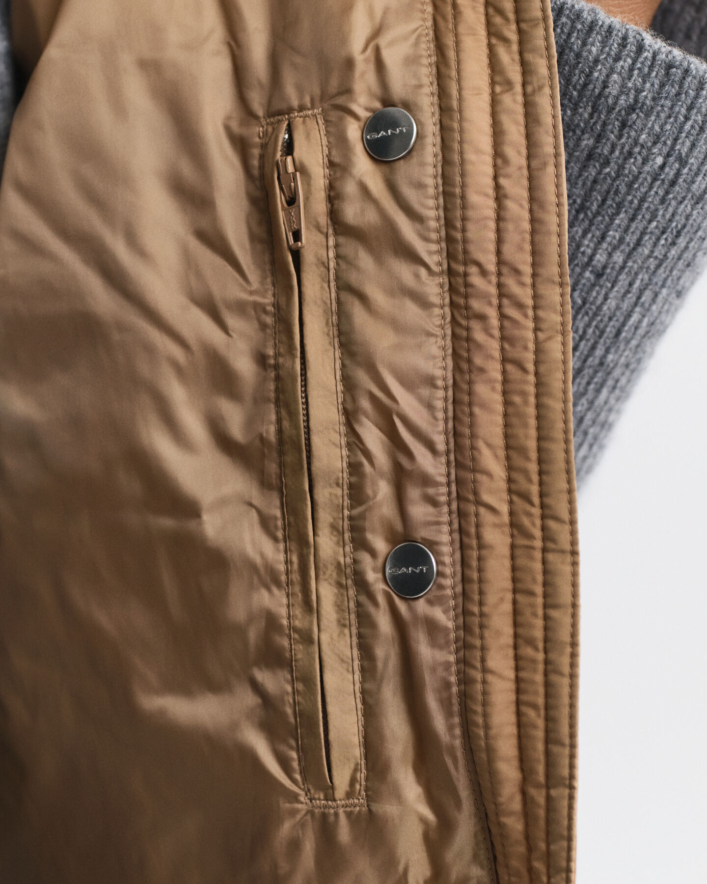 Doudoune sans manches légère en duvet