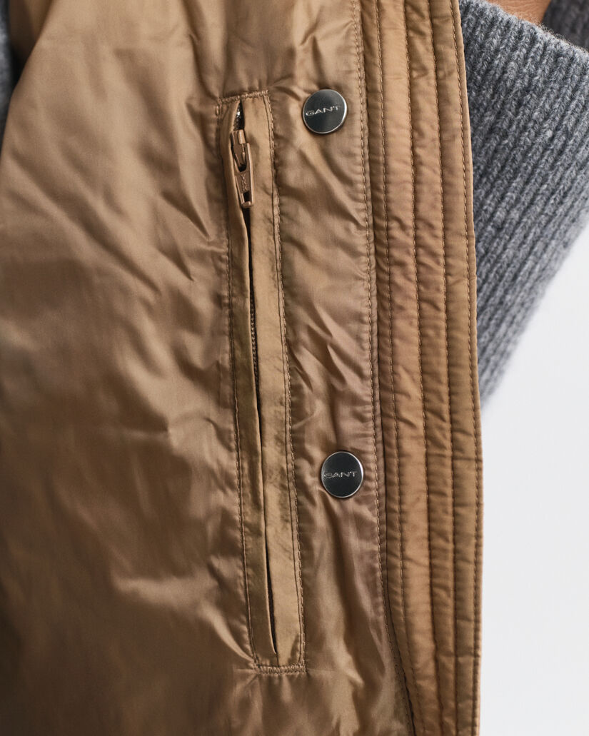 Doudoune sans manches légère en duvet