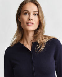 Cardigan col rond léger