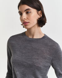 Pull col rond en laine mérinos extrafine
