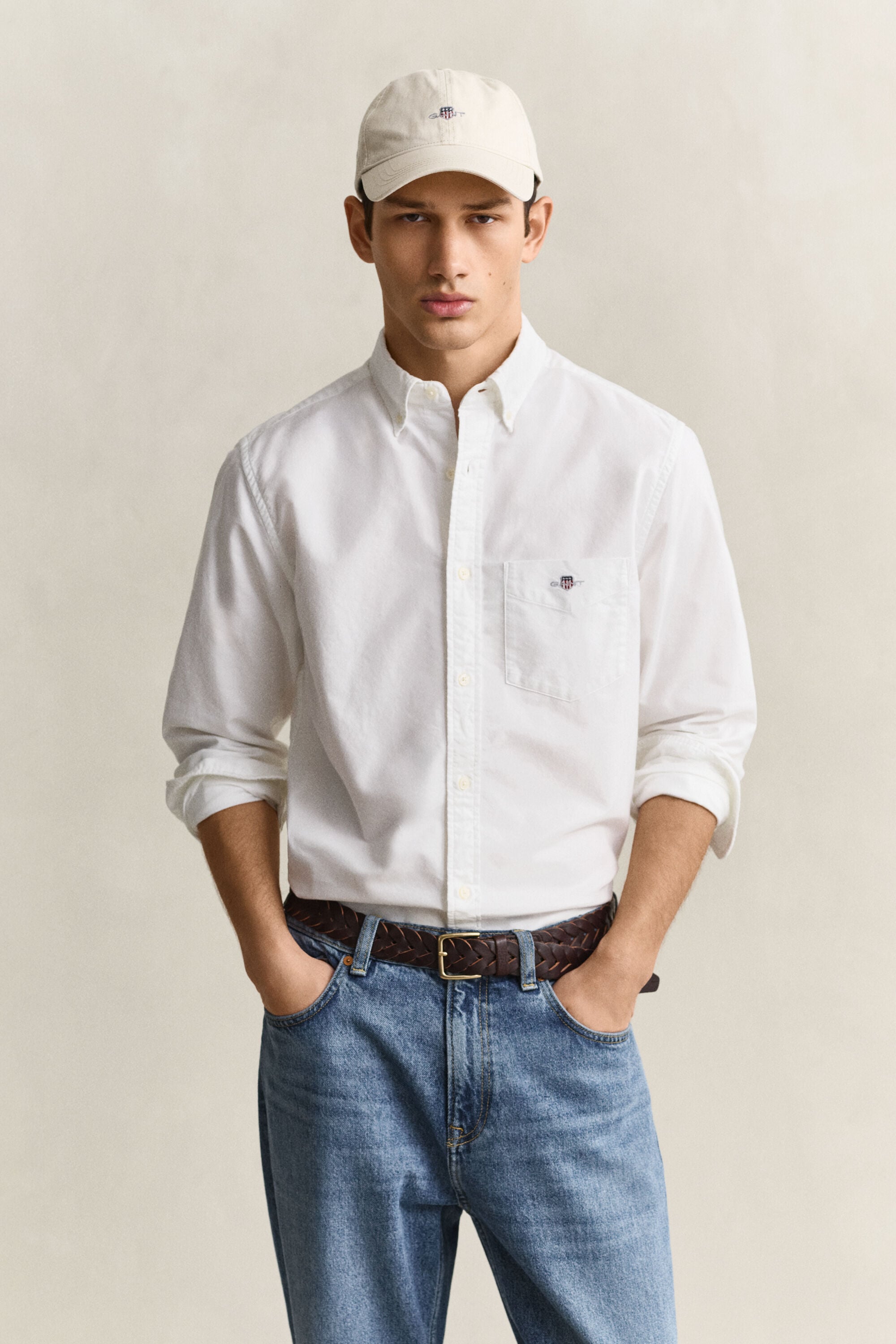 Chemise regular en coton Oxford classique