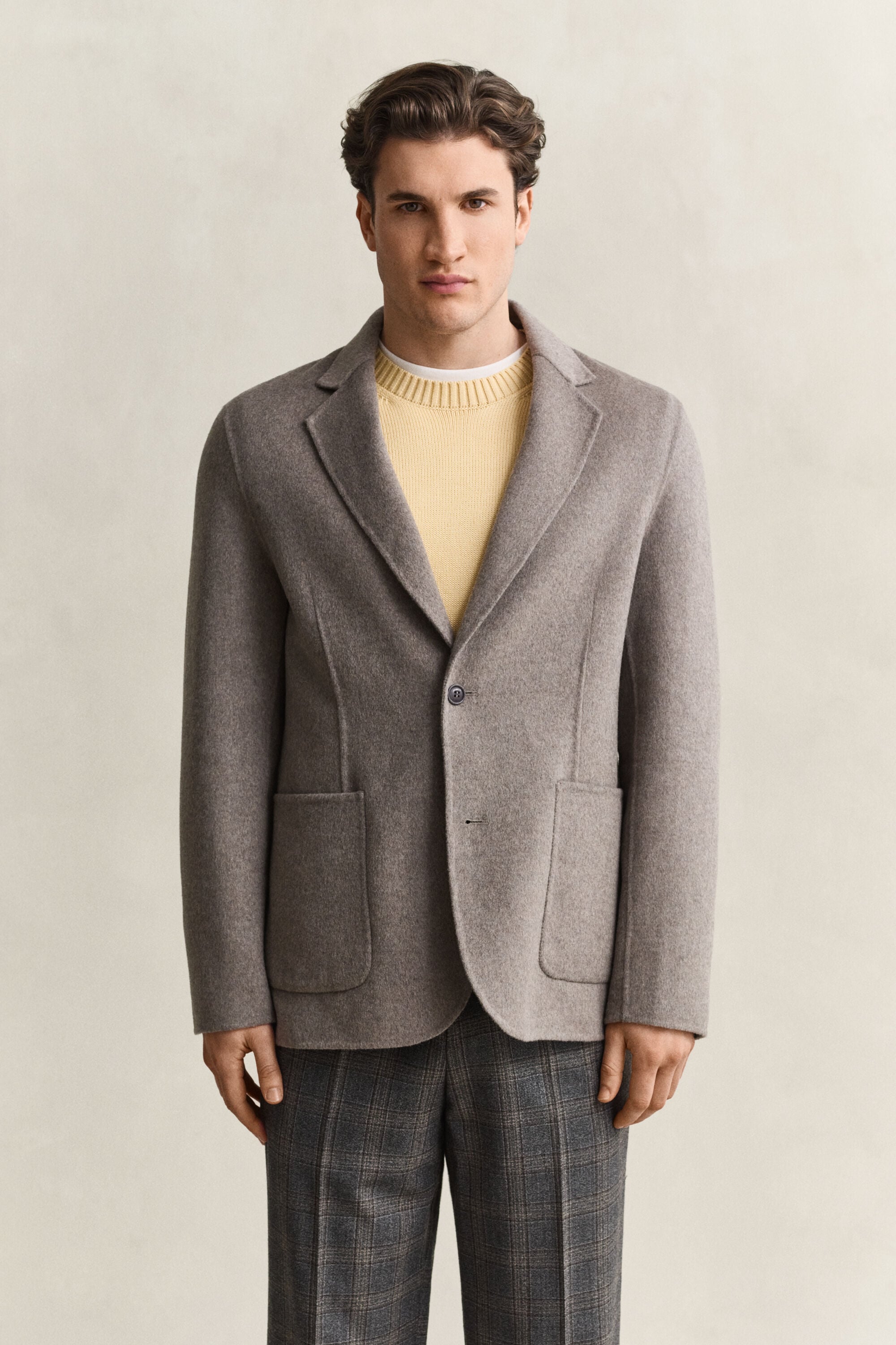 Veste blazer cousue main