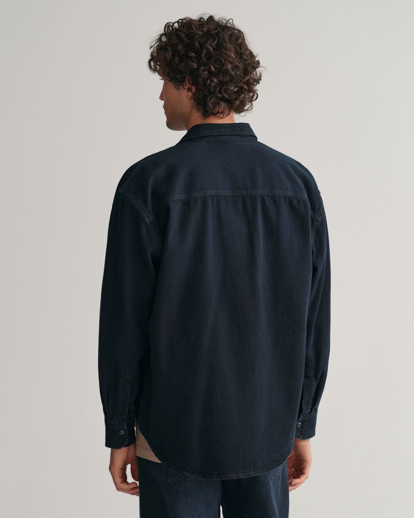 Chemise ultra-ample en denim