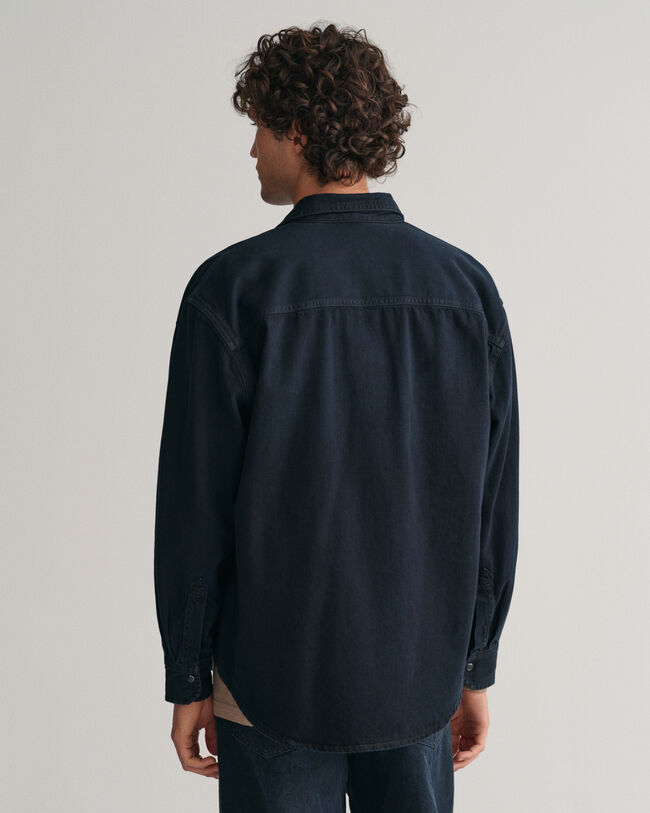 Chemise ultra-ample en denim