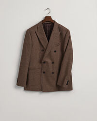 Veste blazer de costume à carreaux en motif pied-de-poule