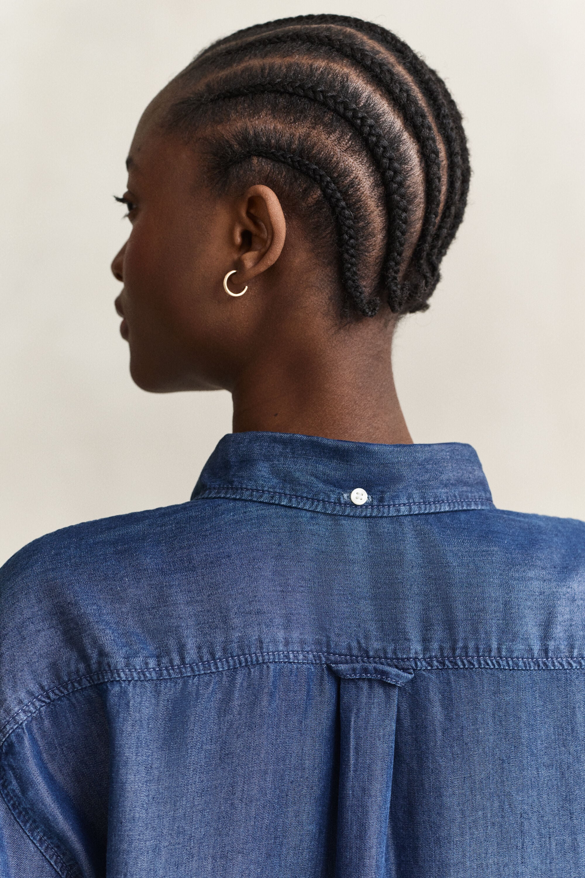 Chemise indigo