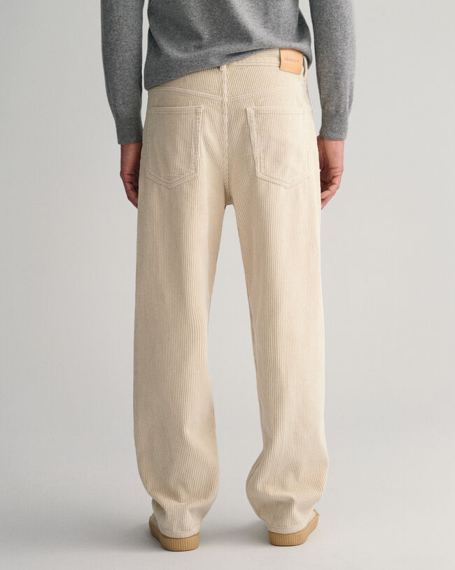 Jean ample en velours côtelé