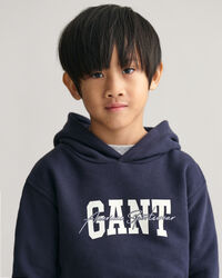 Sweat &agrave; capuche GANT Arch Script Kids