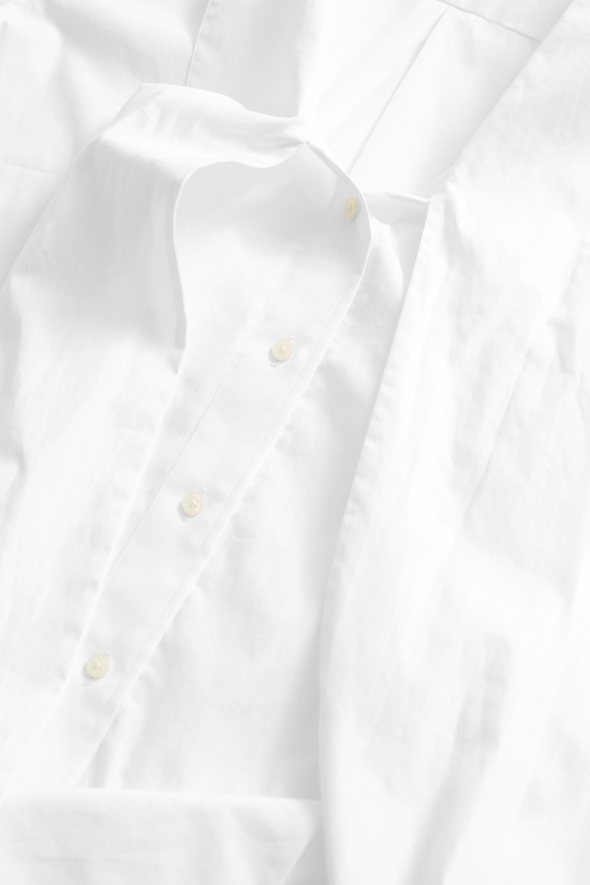 Chemise à nœud lavallière en popeline