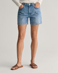 Short regular fit en denim