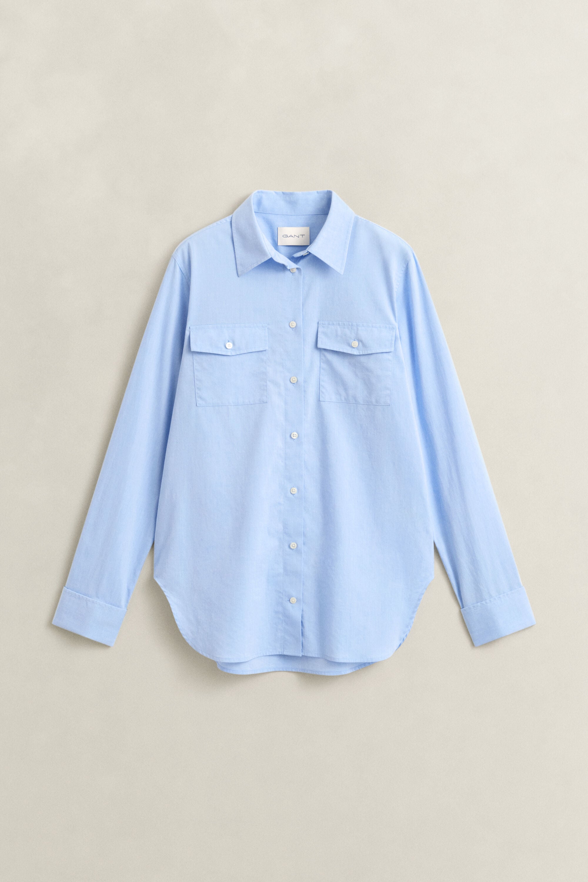 Chemise en coton avec poignets mousquetaires