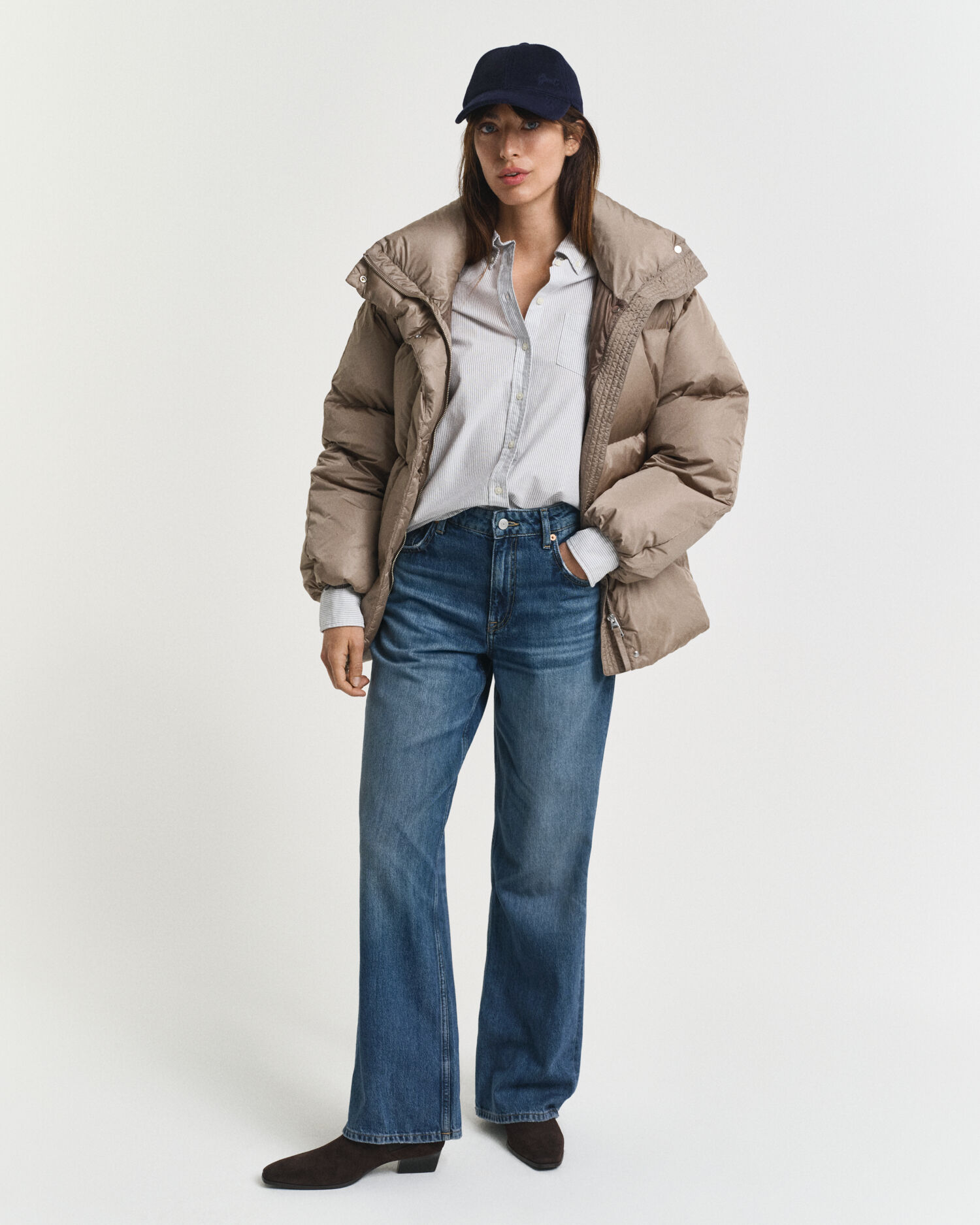 Veste coupe décontractée en duvet