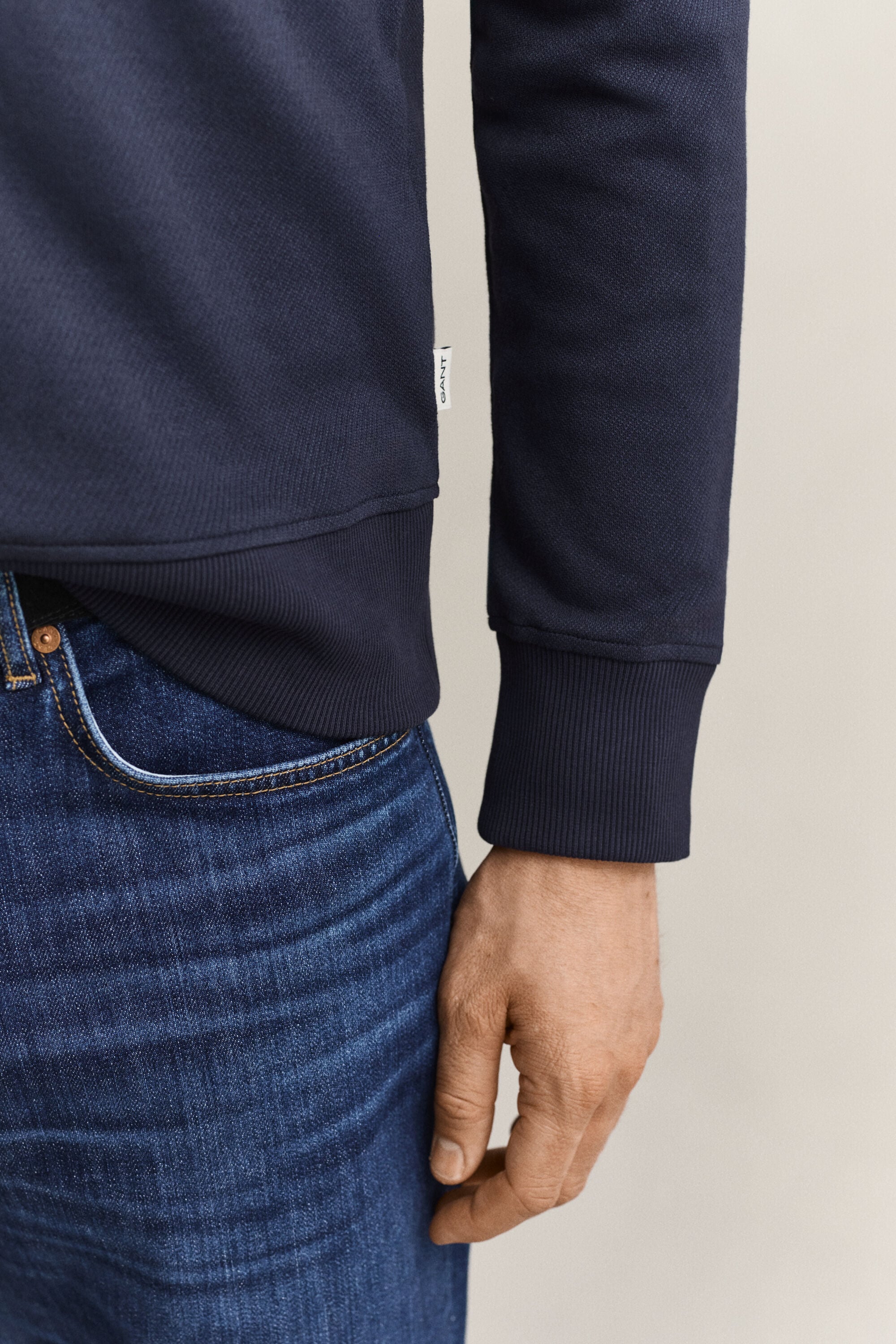 Sweat-shirt à demi-zip