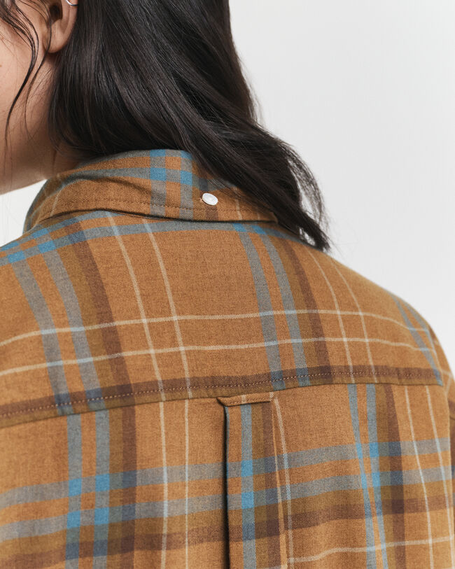 Chemise ultra-ample à carreaux