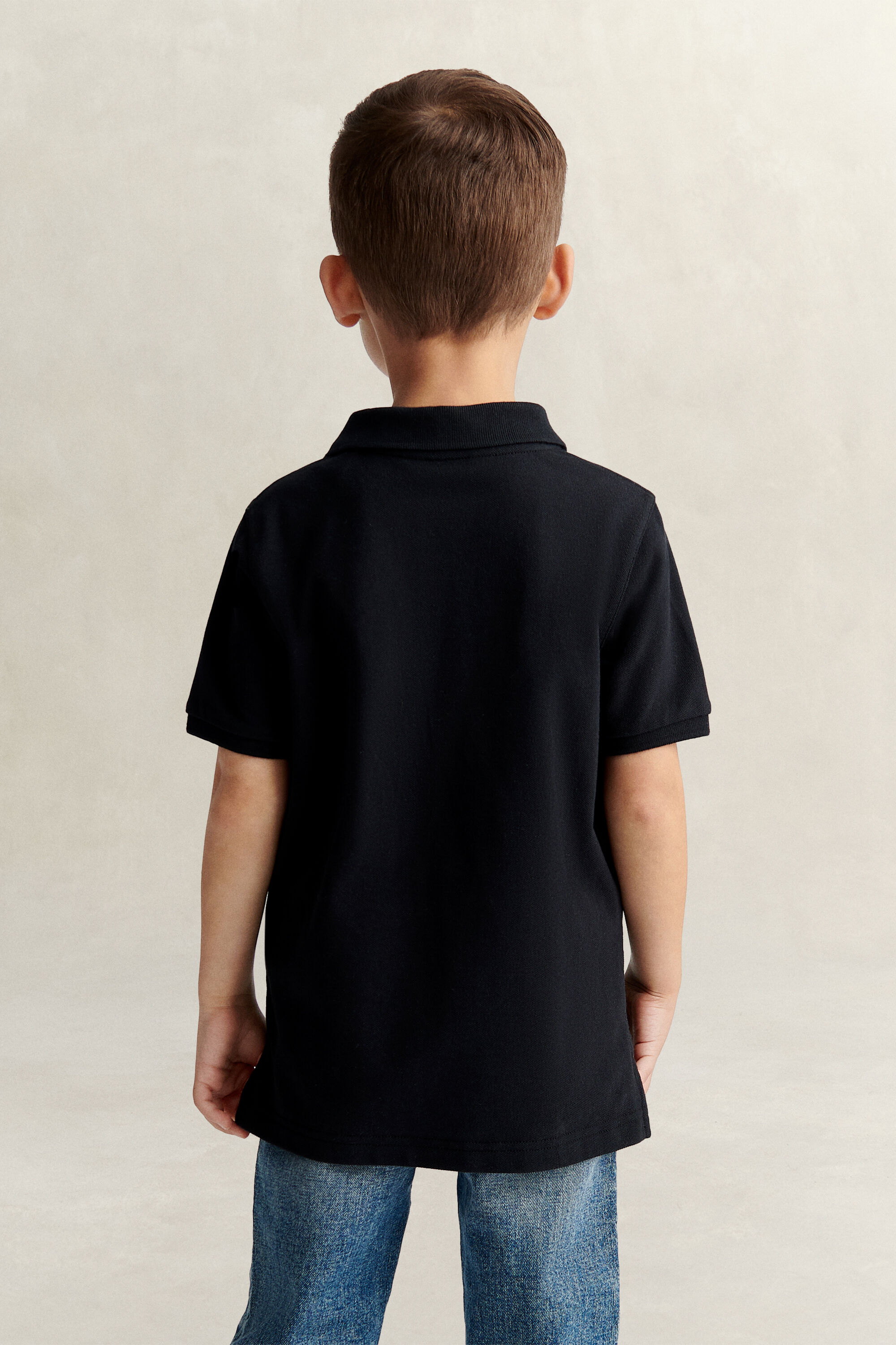 Polo en coton piqué Shield Enfant