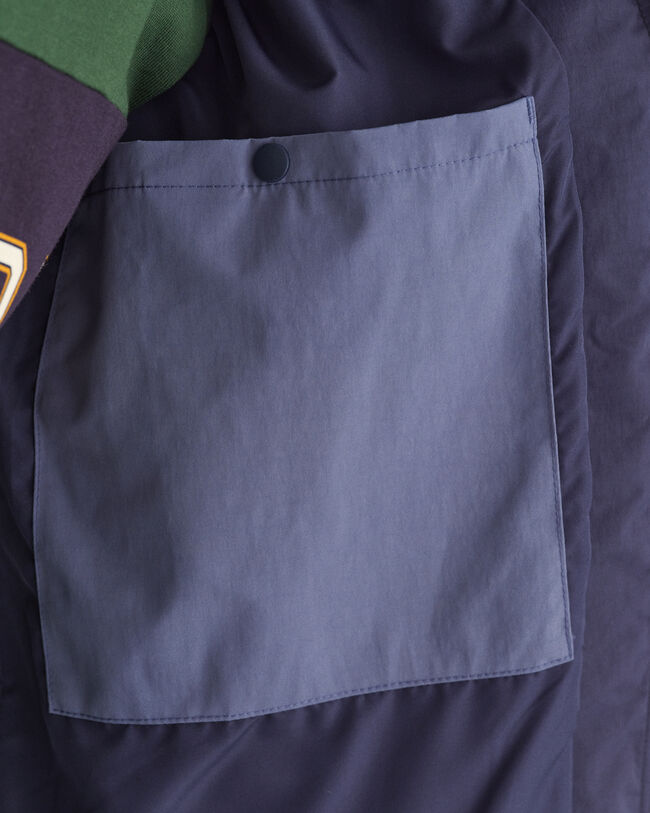 Veste à capuche en colour-block