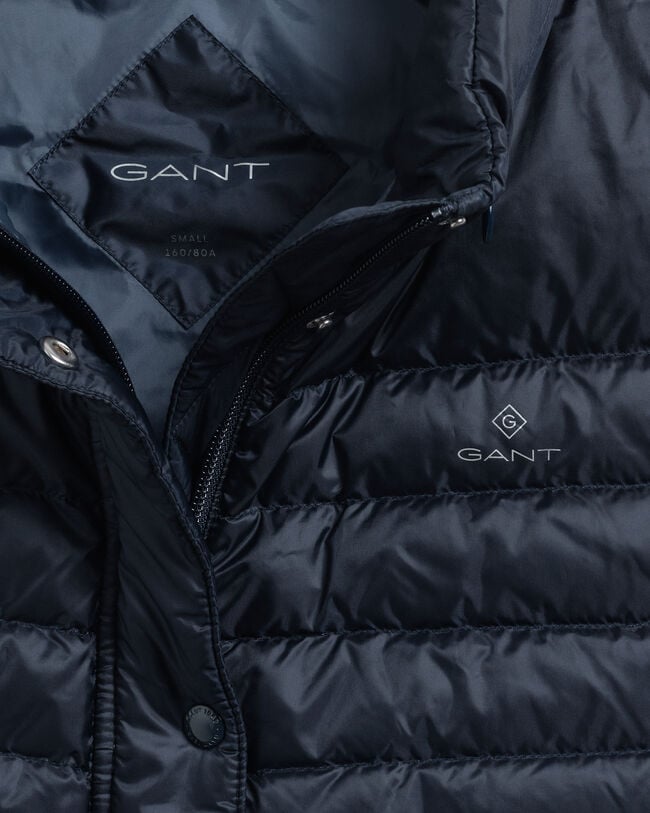 Doudoune sans manches légère en duvet