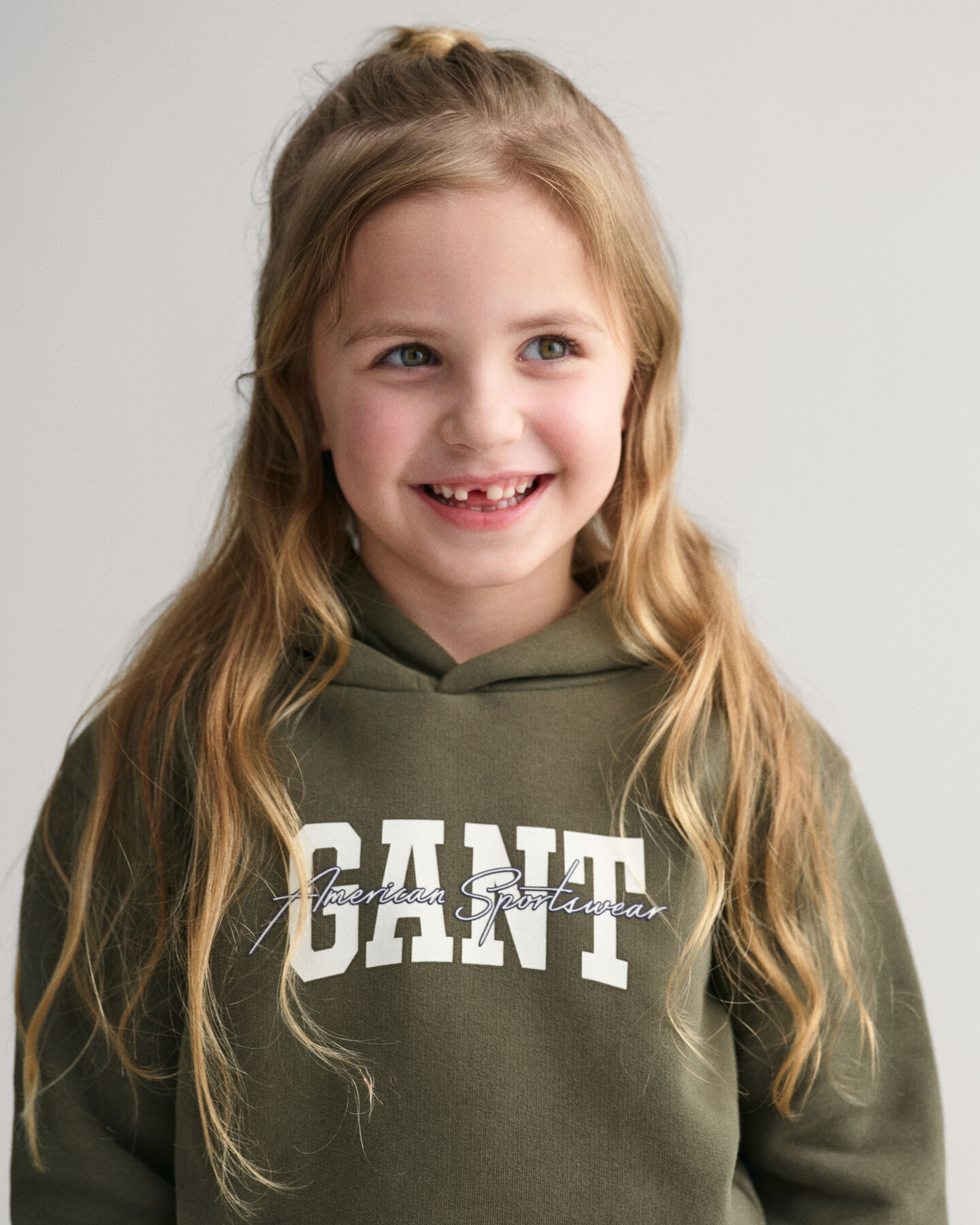Sweat à capuche GANT Arch Script Kids
