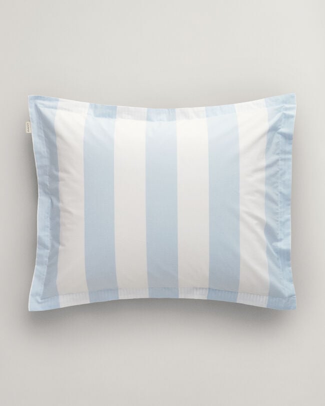 Taie d'oreiller en percale à rayures