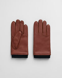 Gants en cuir doublé de cachemire