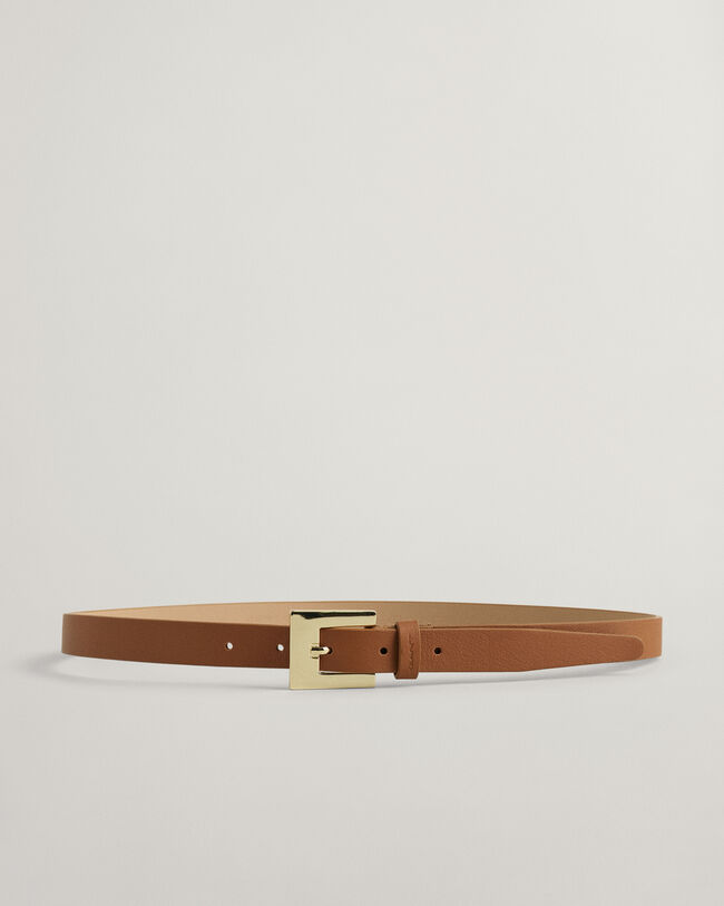 Ceinture fine à boucle carrée